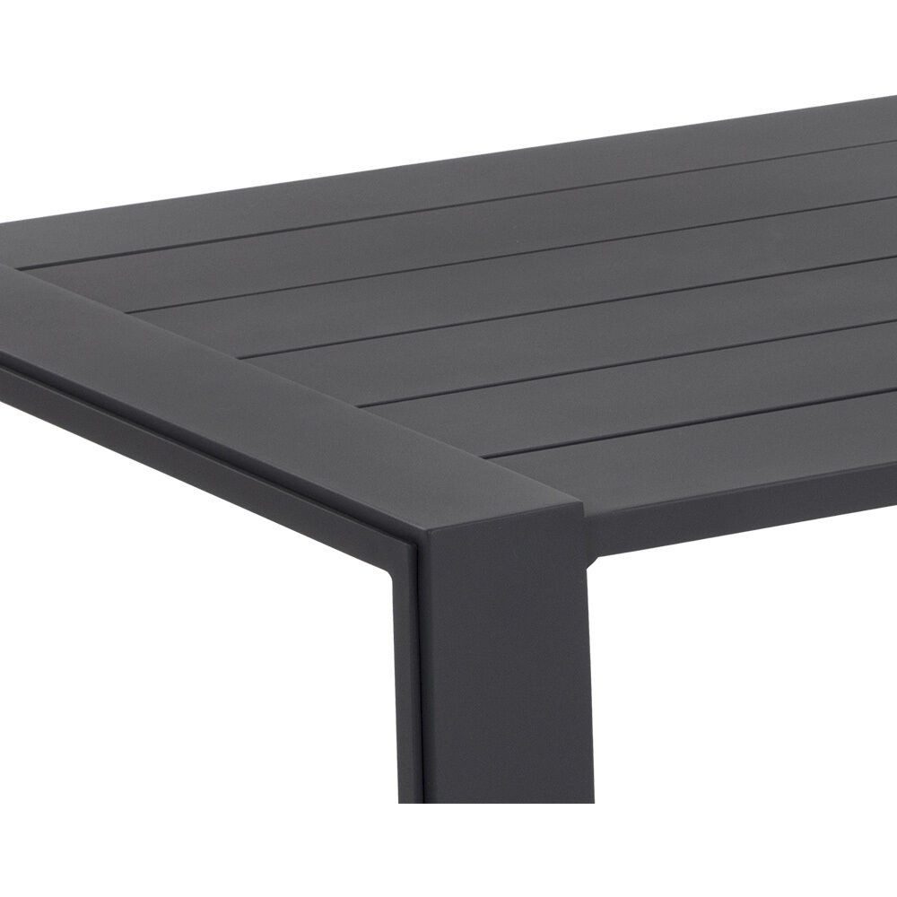Grado 56 X 31.75 inch Charcoal Outdoor Coffee Table